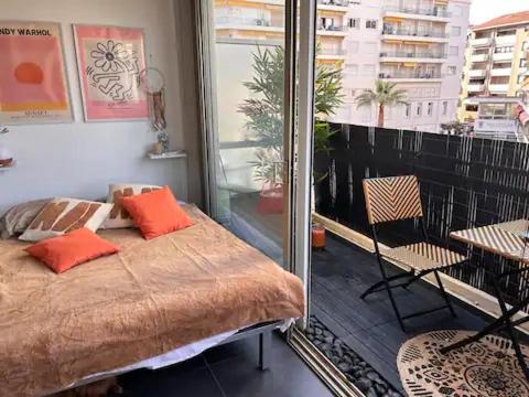 Elegant T2 Clim & Balcon - Plein Centre Канны Экстерьер фото